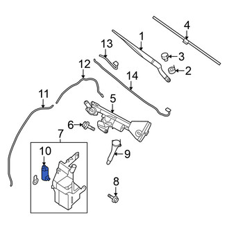 Nissan OE - Windshield Washer Pump