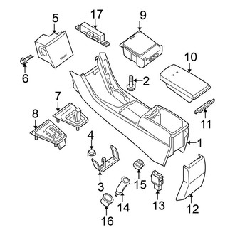 Nissan OE - Center Console (Sedan)