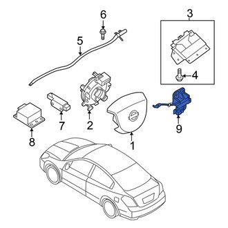 Nissan OE - Rear Air Bag Impact Sensor