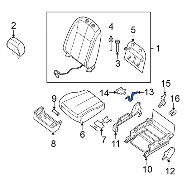 Seat Track Adjust Handle