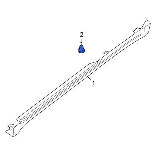 Nissan OE 76882EG01A - Rocker Panel Molding Clip