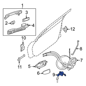 Nissan OE - Front Left Door Lock Cylinder