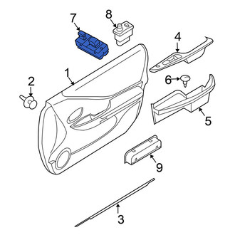 Nissan OE - Front Right Door Window Switch