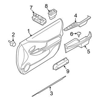 Nissan OE - Front Door - Interior Trim (Sedan)