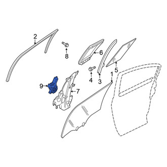 Nissan OE - Front Left Window Motor