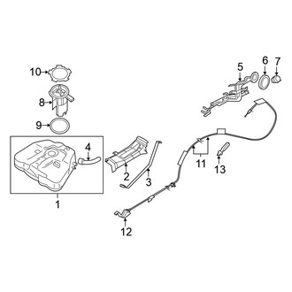 Nissan OE - Fuel System Components