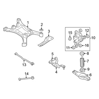 Nissan OE - Rear Suspension - Suspension Components (Gas)