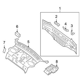 Nissan OE - Rear Body & Floor - Rear Body (Sedan)