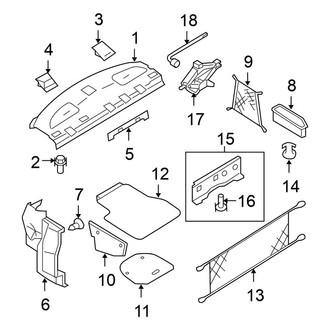 Nissan OE - Rear Body & Floor - Interior Trim (Sedan)