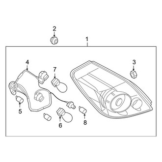 Nissan OE - Rear Lamps - Combination Lamps (Gas)