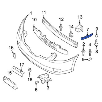 Nissan OE - Front Left Bumper Cover Bracket