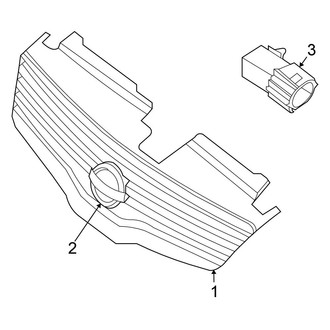 Nissan OE - Grille & Components (Hybrid)