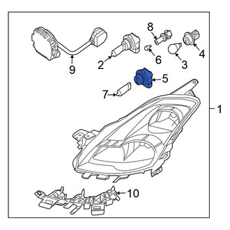 Nissan OE - Front Side Marker Light Socket