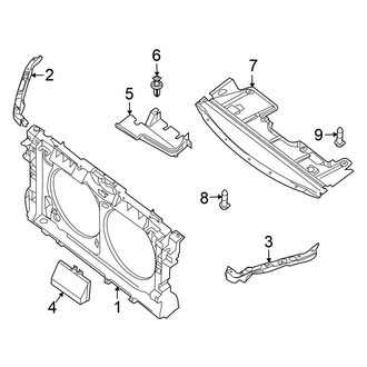 Nissan OE - Radiator Support - Splash Shields (FULL HYBRID EV-GAS (FHEV))