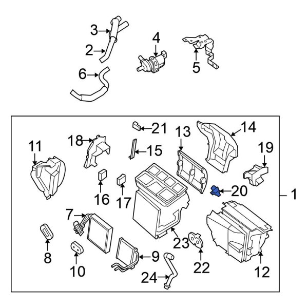 Cabin Air Temperature Sensor