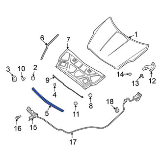 Nissan OE - Front Hood Seal