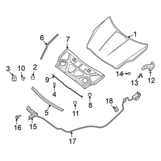 Nissan OE - Hood & Components (FULL HYBRID EV-GAS (FHEV))