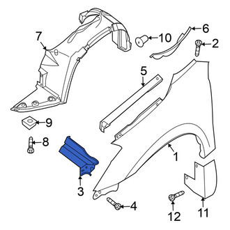 Nissan OE - Right Fender Bracket