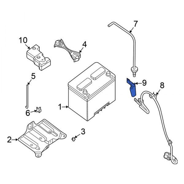 Battery Hold Down