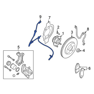 Nissan OE - Front ABS Wheel Speed Sensor