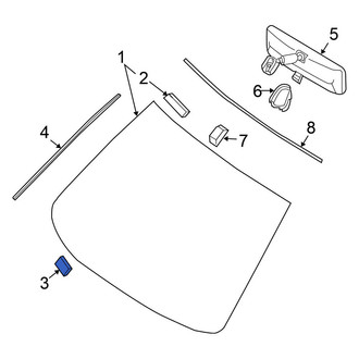 Nissan OE - Windshield Spacer