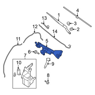 Nissan OE - Wiper Motor
