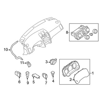 Nissan OE - Instrument Panel - Cluster & Switches (FULL HYBRID EV-GAS (FHEV))