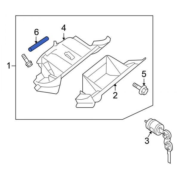 Glove Box Door Bumper