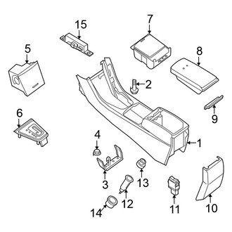 Nissan OE - Center Console (FULL HYBRID EV-GAS (FHEV))