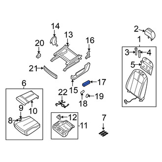 Nissan OE - Front Left Power Seat Switch