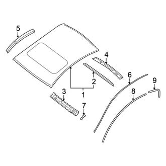 Nissan OE - Roof & Components (With Sunroof), (FULL HYBRID EV-GAS (FHEV))