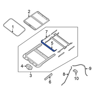 Nissan OE - Sunroof Deflector