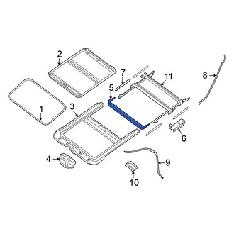 Nissan OE - Sunroof Deflector