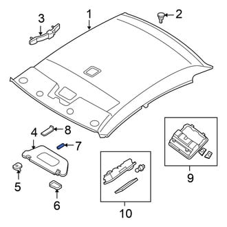 Nissan OE - Sun Visor Light Bulb