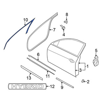 Nissan OE - Front Left Door Applique