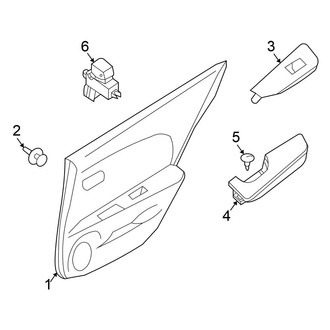 Nissan OE - Rear Door - Interior Trim (FULL HYBRID EV-GAS (FHEV))