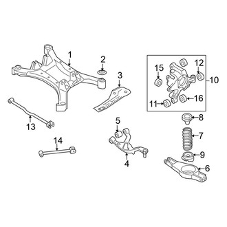 Nissan OE - Rear Suspension - Suspension Components (FULL HYBRID EV-GAS (FHEV))