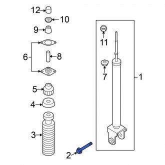 Nissan Oe Nissan Altima 07 Rear Suspension Shocks Components Nissan Oe Nissan Altima 07 Rear Suspension Shocks Components