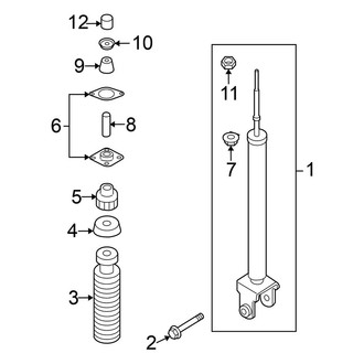 Nissan OE - Rear Suspension - Shocks & Components