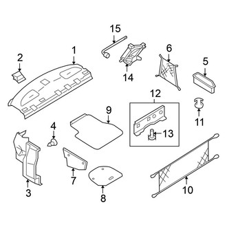 Nissan OE - Rear Body & Floor - Interior Trim (FULL HYBRID EV-GAS (FHEV))