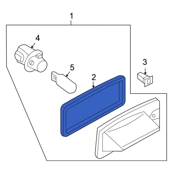 License Light Lens Gasket