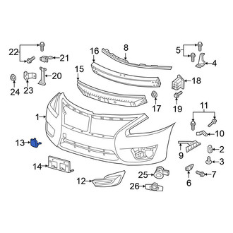 Nissan OE - Front Tow Eye Cap