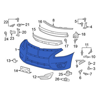 Nissan OE - Front Bumper Cover