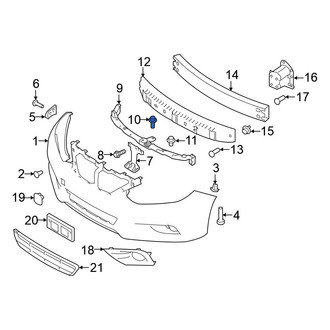 Nissan OE - License Plate Bracket Screw