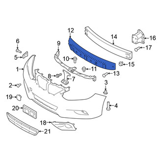 Nissan OE - Front Bumper Impact Absorber