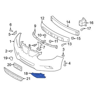 Nissan OE - Front Right Fog Light Trim