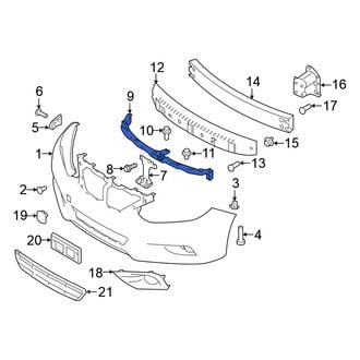 Nissan OE - Upper Bumper Cover Brace