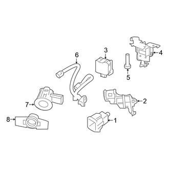 Nissan OE - Front Bumper - Electrical Components (Base / S / SL / SR / SV)