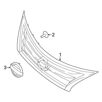 Nissan OE - Grille & Components (Base / Advance / Exclusive / S / Sense / SL / SV)