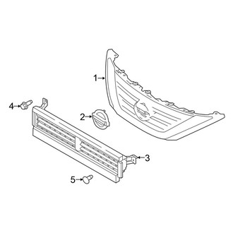Nissan OE - Grille & Components (Base / Advance / Exclusive / S / Sense / SL / SR / SV)